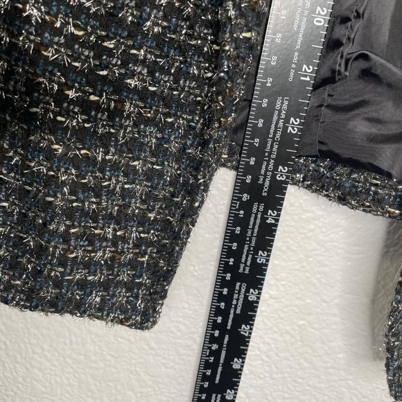 Lane Bryant Black and White Tweed Blazer - Picture 3 of 13